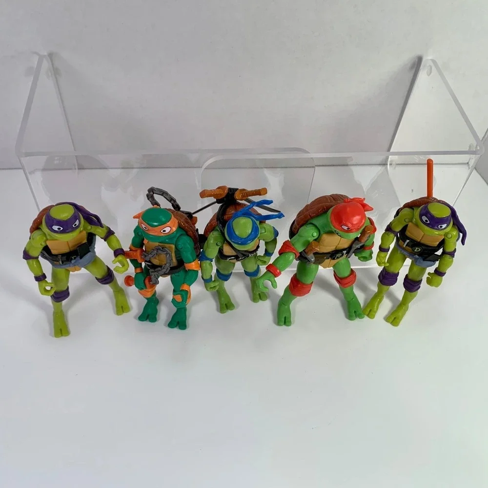 Vintage 1990's TMNT‎ Teenage Mutant Ninja Turtles TOY 5 RARE Figures Extra Don